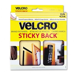 Velcro Sticky-back Hook And Loop Fastener Tape With Dispenser 3/4