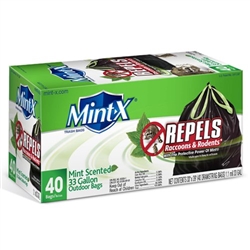 Mint X Rodent Repellent Trash Bags, 90ct. 33 Gallon — Syessa